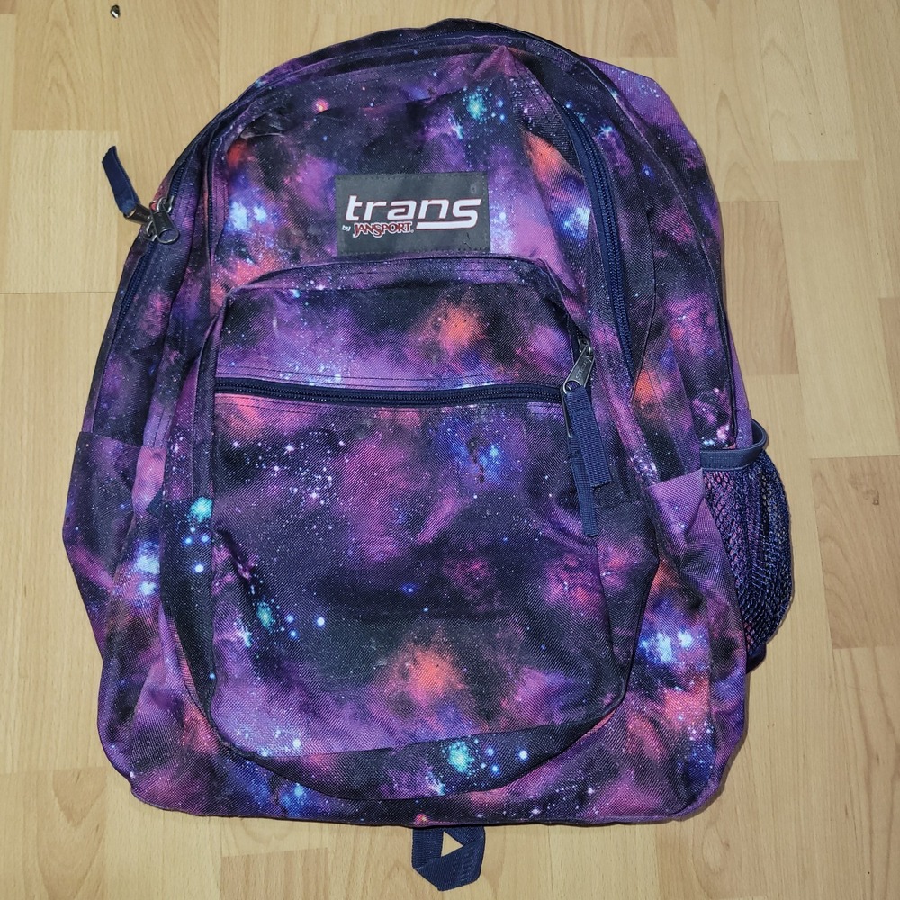 Trans by Jansport backpack SPACE Purple Sky 17"